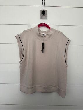 Tribal Sport Women’s Small Taupe Sleeveless Top Blouse New